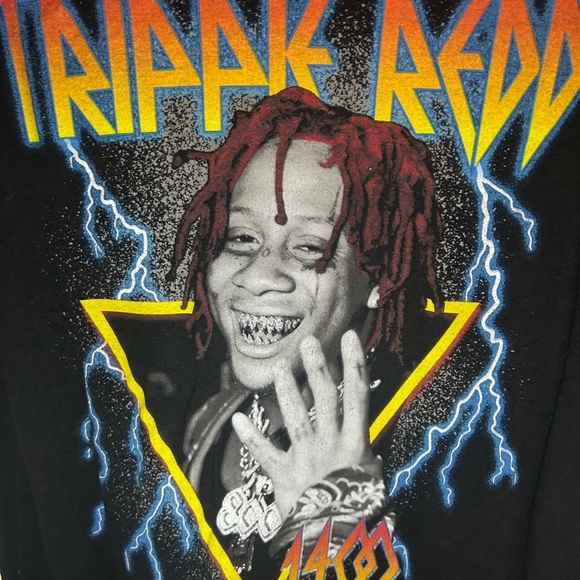 Official Trippie Redd 1400 lightning T-shirt - Picture 3 of 4